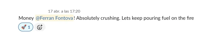 “Absolutely crushing — keep pouring fuel” — Brand owner